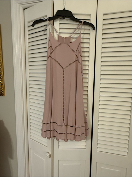 Lulus Dresses & Skirts - Lulu's Dusty Mauve Strappy A-Line Mini Dress